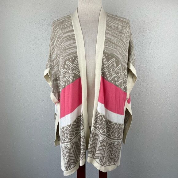 Bongo Poncho Style Cardigan Sweater Size XL EUC - Picture 1 of 6